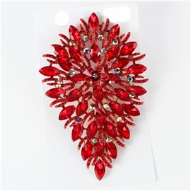 Crystal Chunky Brooch