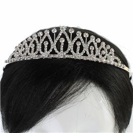 Rhinestones Teardrop Tiara