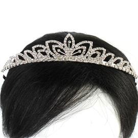 Rhinestones Leaf Tiara