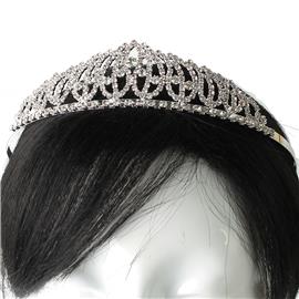 Rhinestones Leaf Tiara