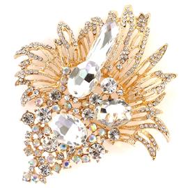 Crystal Brooch