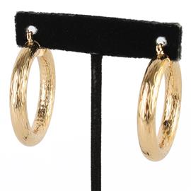 Metal 40mm Snake-Shape Hoop Earring