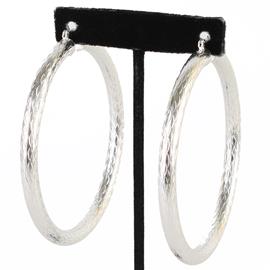 Metal 80mm Snake-Shape Hoop Earring