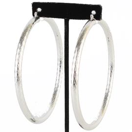 Metal 100mm Snake-Shape Hoop Earring