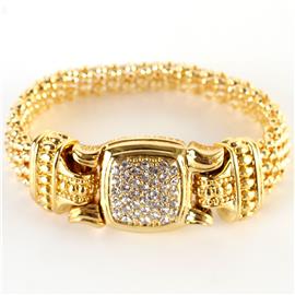 Chain CZ Sqaure Bracelet