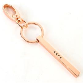 "Metal Brass "Hope" Key Chain"