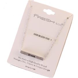 "Pendant "God Bless You " Necklace "