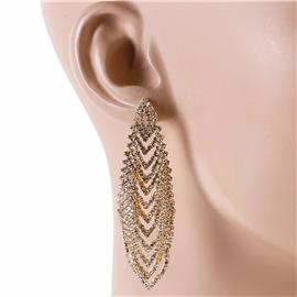 Rhinestone Drop Earring