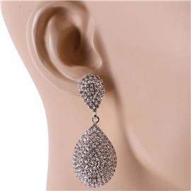 Rhinestone Teardrop Earring