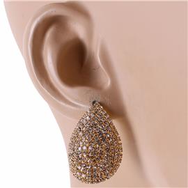 Rhinestone Tear Shape Earring