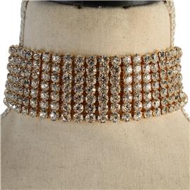 Crystal 7 Row Choker