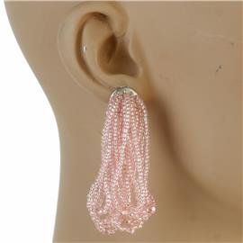 Seed Bead Fringed Earring