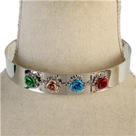 Flower Cuff Choker