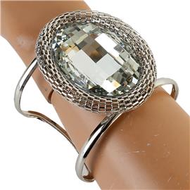 Stone Metal Bangle