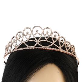 Rhinestones Teardrop Tiara