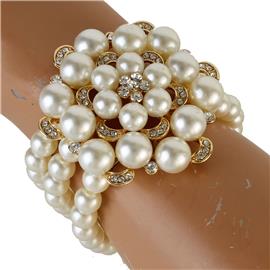 Pearl Flower Bracelet