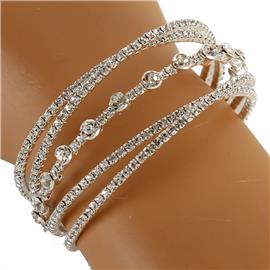 Rhinestones Layereds Bangle