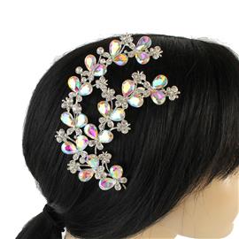 Crystal Butterfly Hair Comb