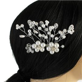 Pearl Bridal Hair Comb