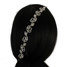 Rhinestone Leaves Hair Pin