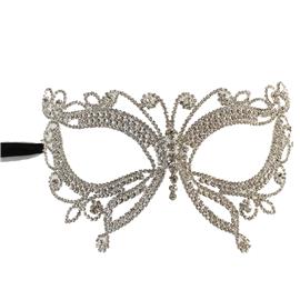 Rhinestone Teardrop Mask