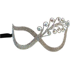 Rhinestone Swirl Mask