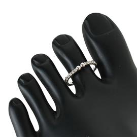 Fashion Crystal Toe Ring