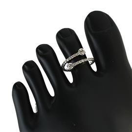 Fashion Crystal Toe Ring