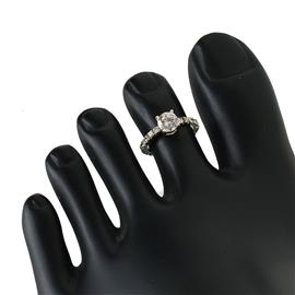 Fashion Crystal Toe Ring