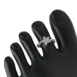 Fashion Crystal Star Toe Ring