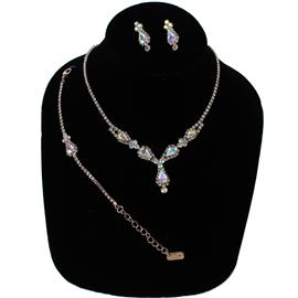 Rhinestone 3pcs Necklace Set