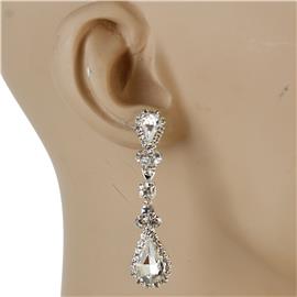 Rhinestone Teardrop Earring