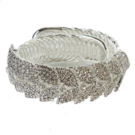 Crystal Leaves Bangle