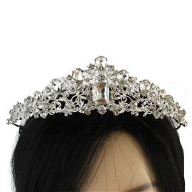 Rhinestones Teardrop Tiara