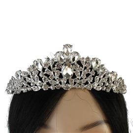 Rhinestones Teardrop Tiara