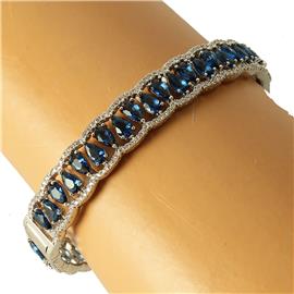 CZ Tear Casting Bangle