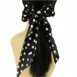 Fashion Ball Bow Scronchy Ponytail