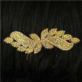 Rhinestones Swirl Hair Comb