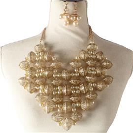 Fashion Chunky Necklace Set