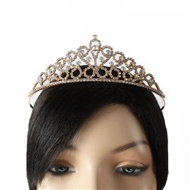 Rhinestones Teardrop Tiara