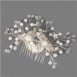 Pearl Metal Hair Comb