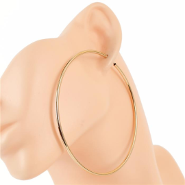 80mm Metal Hoop Earring