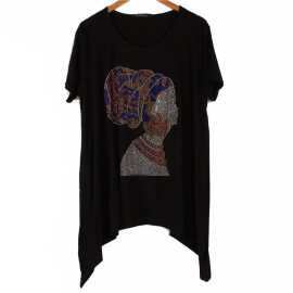 Plus Fashion Print Tunic