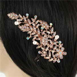 Pearl Crystal Hair Comb