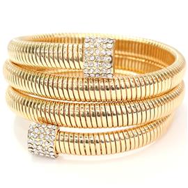 Metal Spring Coil Bracelet