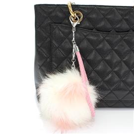 Pom Pom Fur Key Chain