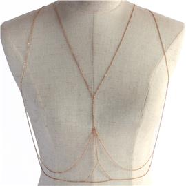 Metal Triangle Bra Body Chain