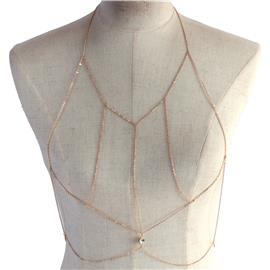 Metal Layereds Bra Body Chain