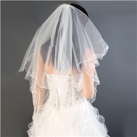 Swirl Flower Wedding Veil