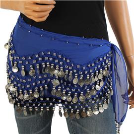 Coins Belly Dance Scarf